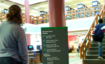 Entry to Main Library at Mt Albert - click for more images.