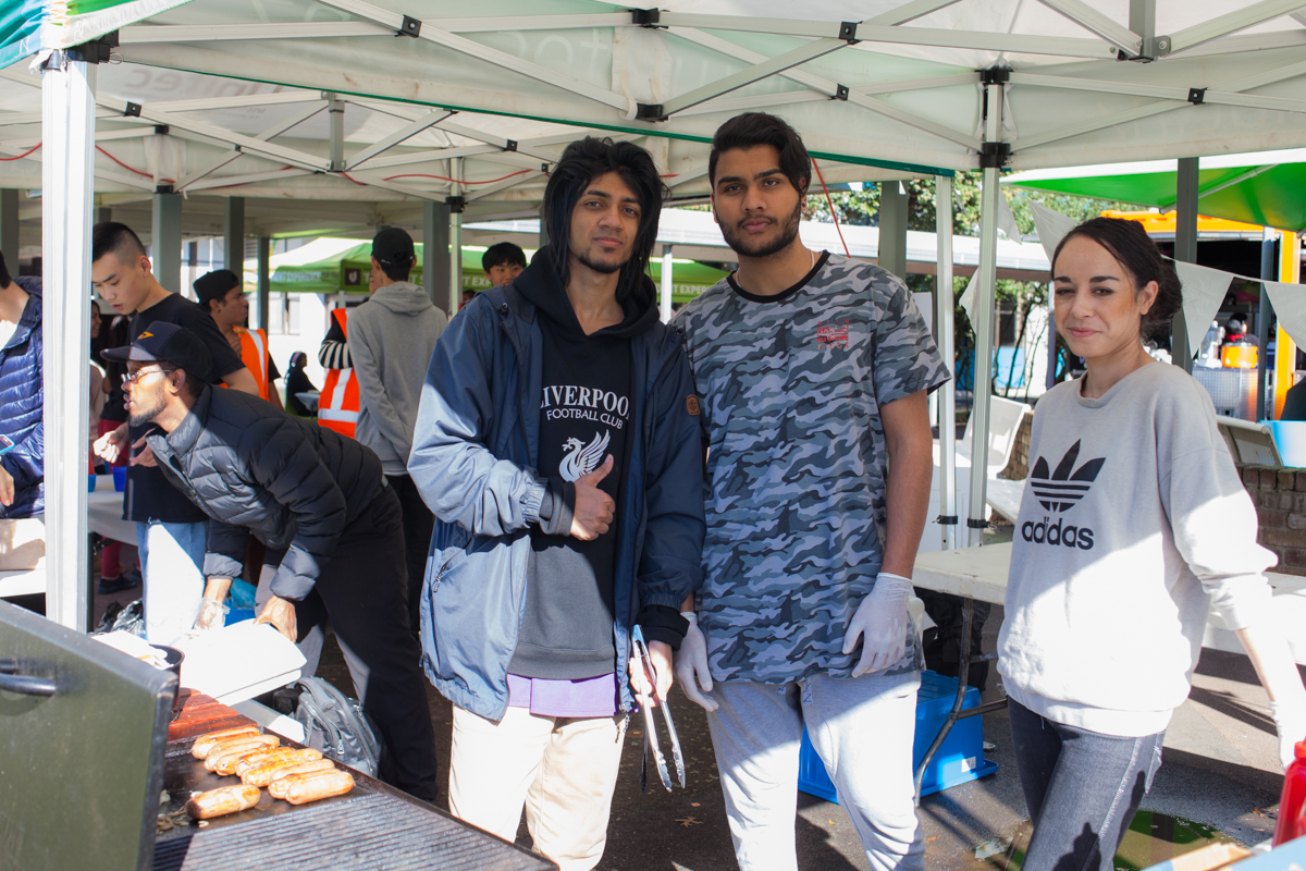 students sell on campus