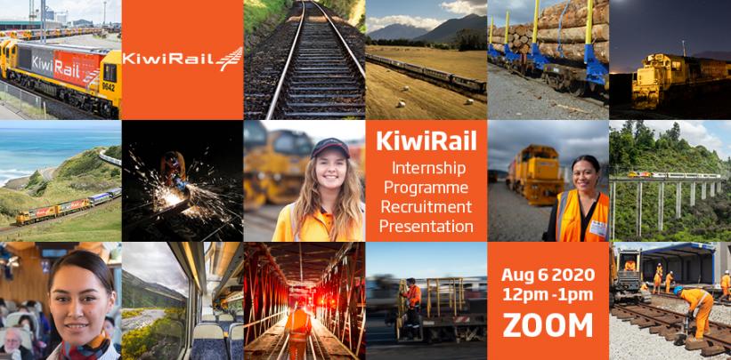 KiwiRail Internship Event Banner