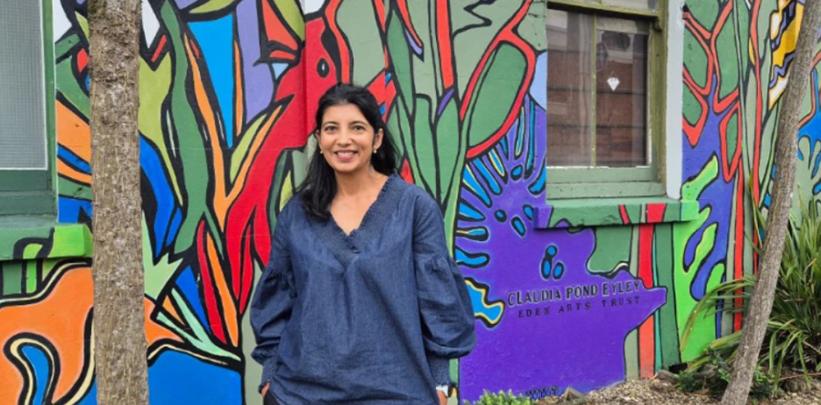 Unitec graduate talks about community arts role_Shona-Dey_slide