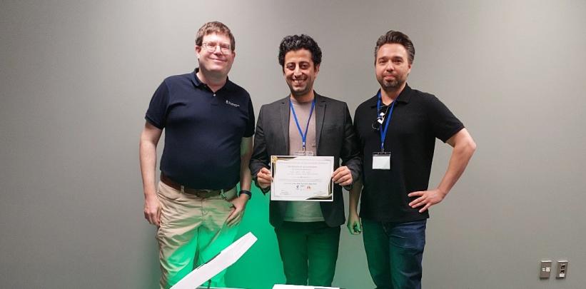 Unitec team wins key award for sustainable innovation with autonomous AgriTech vehicle_slide