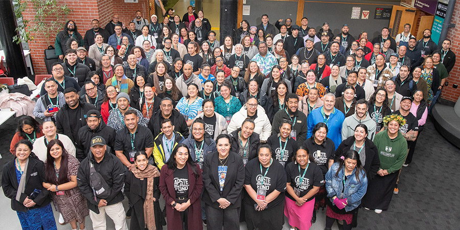 APSTE delegates in the Victoria University Kelburn Campus
