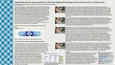 Thumbnail of Supporting priority group students in the New Zealand Certificate in Animal Care with a Te Tīpare