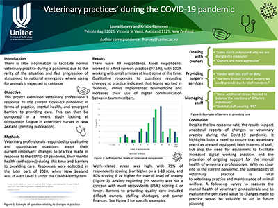 Thumbnail of Veterinary practices’ during the COVID-19 pandemic