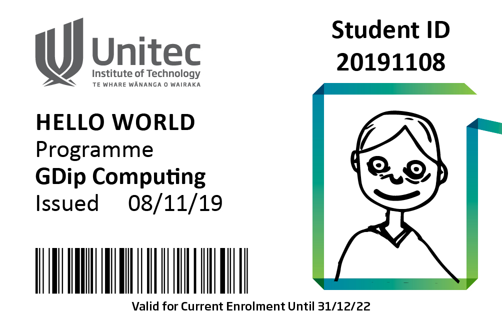 Student Id Card Nz