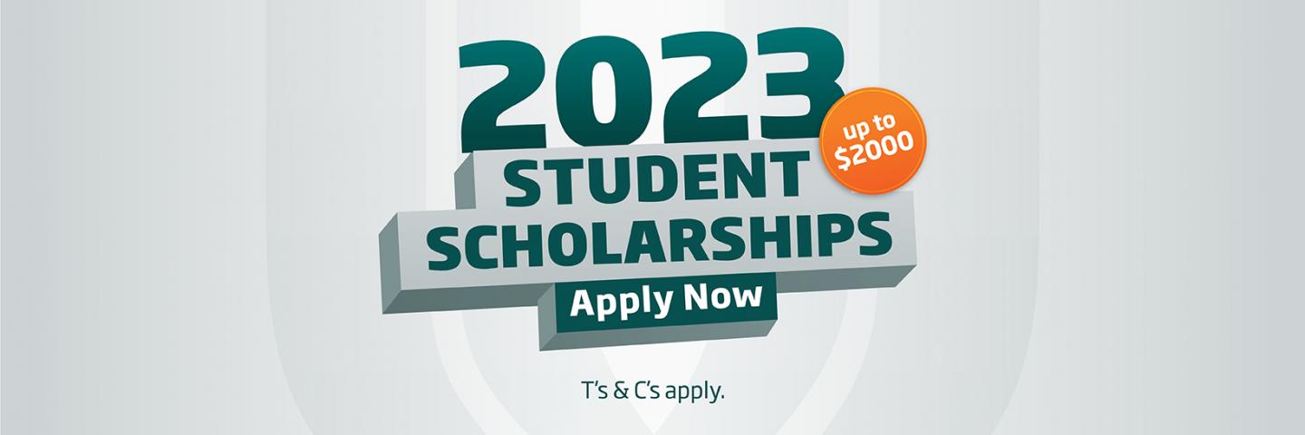 We offer scholarships in various areas in 2023