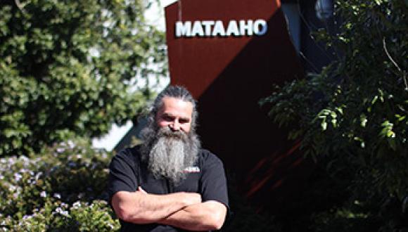 Craig Goodhue standing outside Mataaho trades training centre at Untec Te Pūkenga
