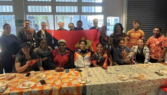 The Wantoks celebrate Papua New Guinea language week with a shared lunch