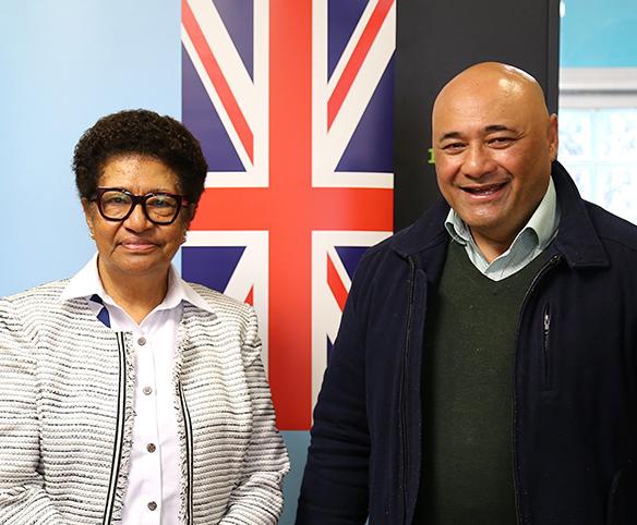 Ro Teimumu Vuikaba Kepa and Peseta Sam Lotu-Iiaga