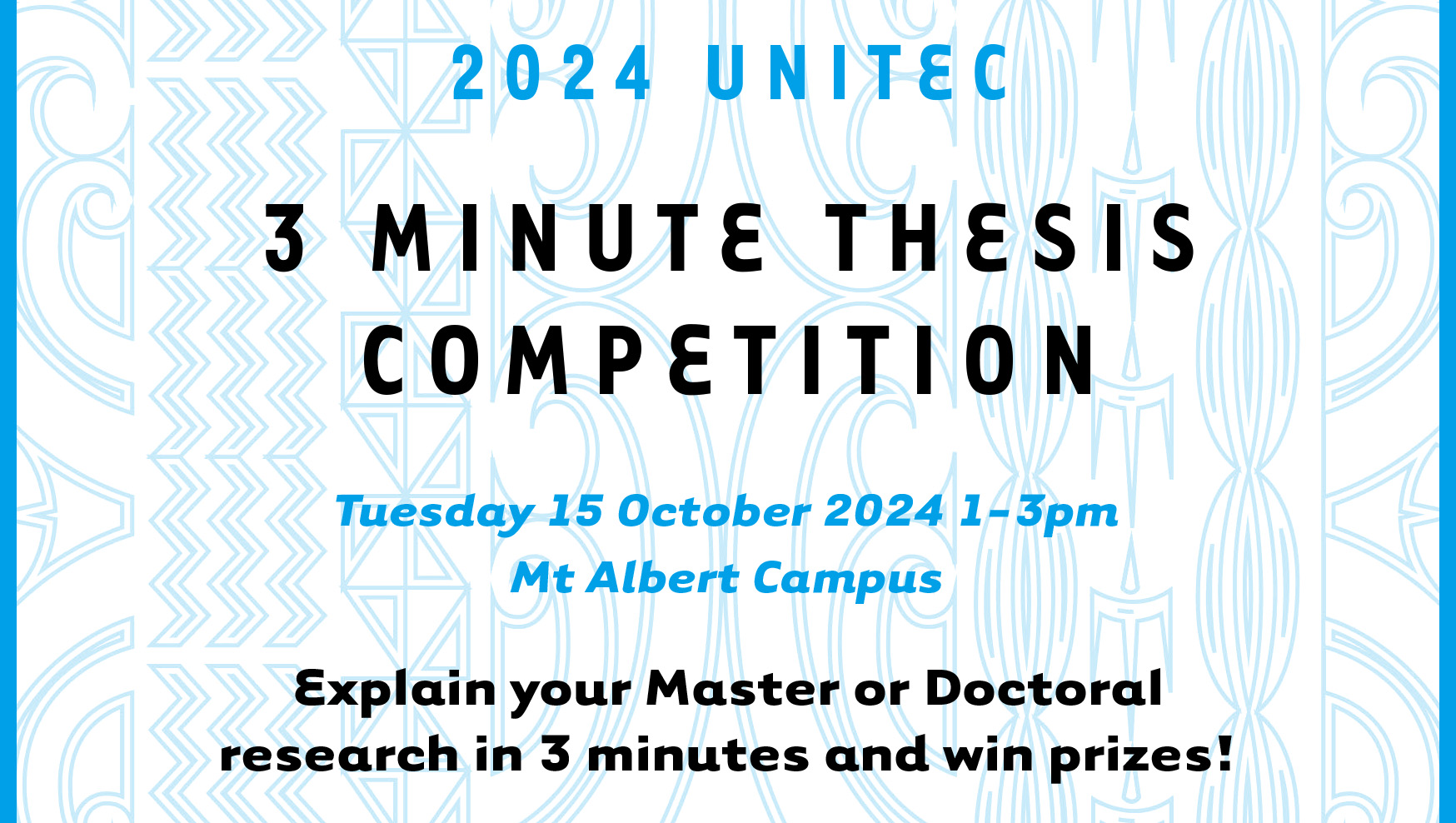 2024 3-Minute Thesis Competition