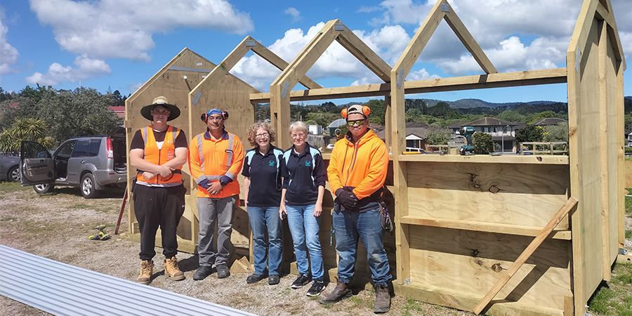 Construction ākonga make a difference for disabled riders