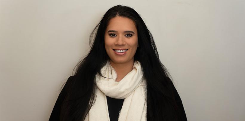 Madeleine McCarthy smiles for the camera.