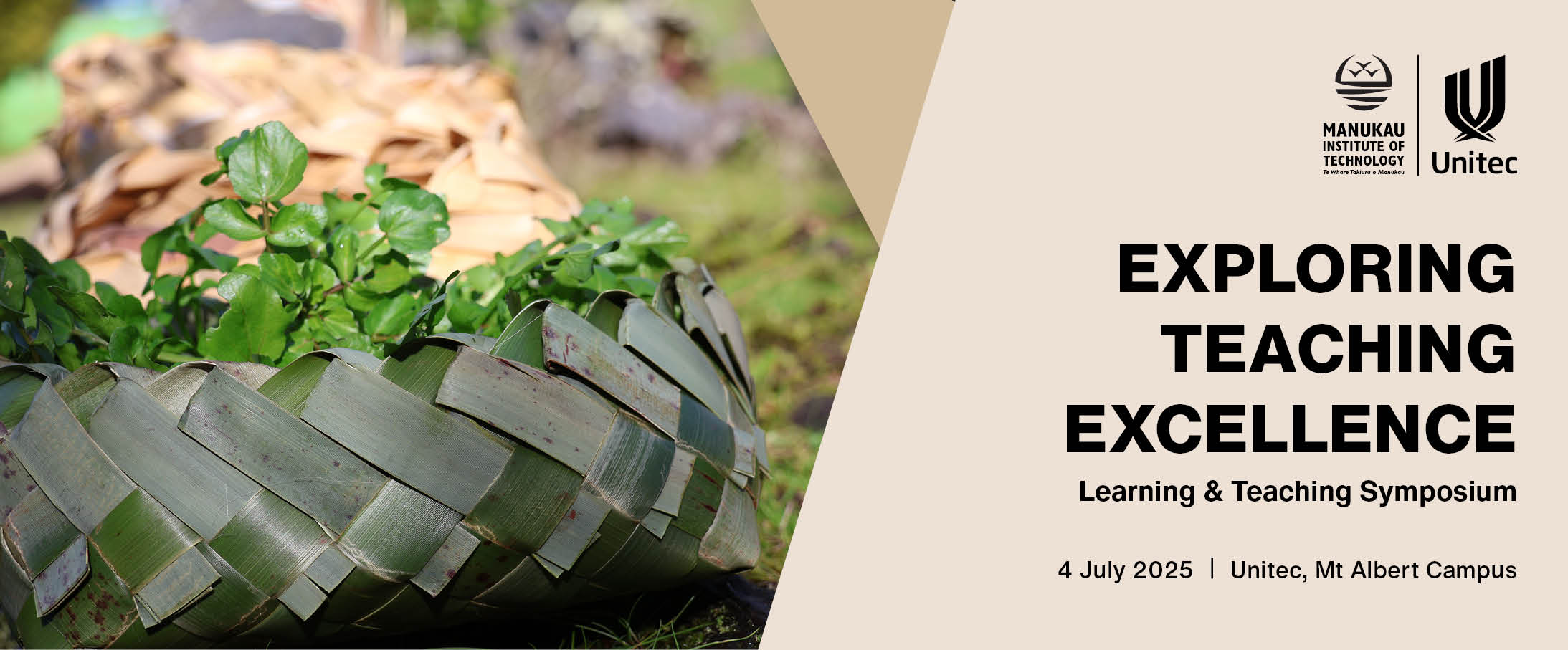 Poster advertising Exploring Teaching Excellence symposium.