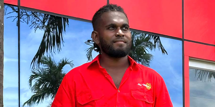 Unitec Manaaki scholar Esmond Damkana Siope.