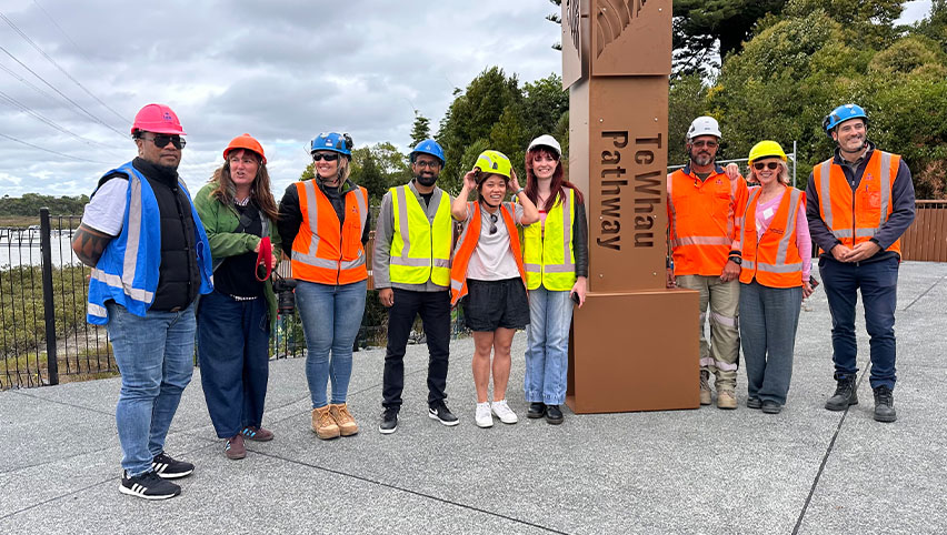 Architecture delivers Maui-inspired sculptural marker for major Auckland Infrastructure Project