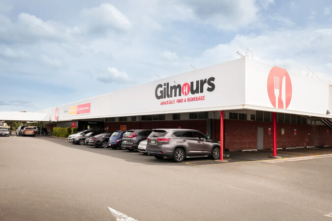 The exterior of a Gilmour's supermarket.