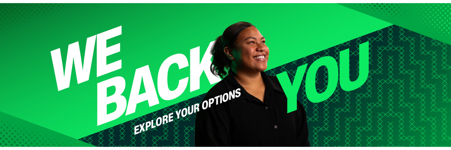 Unitec web banner We Back You