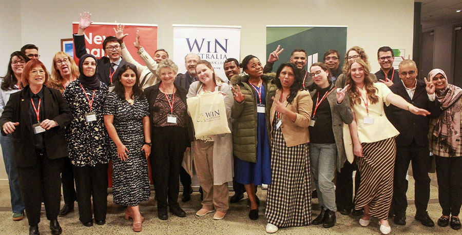 Attendees at the inaugural Women in Nuclear symposium.